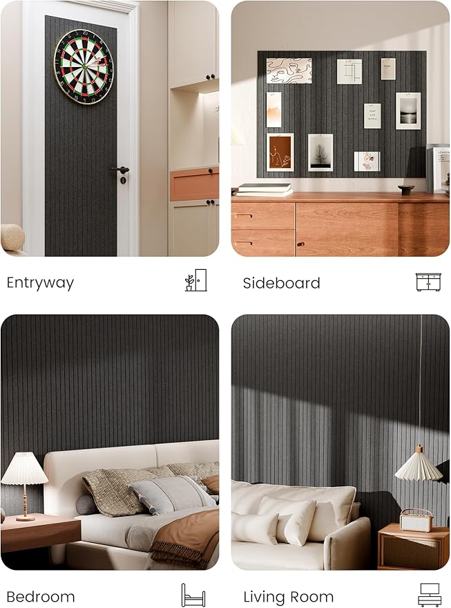 Bumusty Large Cork Board Alternative-47 x35 Felt Bulletin Board Tiles, - Image 5