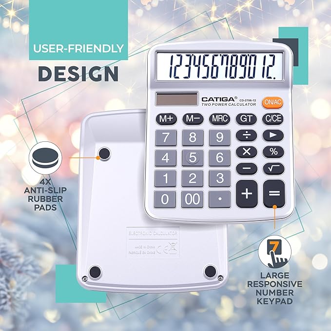 CATIGA 12 Digits Desktop Calculator - Image 6