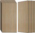 AUTORIFIC Wood Veneer Sound Panels, 10 Pack 47.2”x23.6” Wall Panels, Decorative by AUTORIFIC