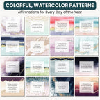 bloom daily planners Undated Perpetual Desk Easel/Inspirational Standing Flip Calendar - Motivational Page a Day - (5.25" x 5.5") - Positive Daily Affirmations