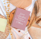 OXW Pink Meeting Notebooks for Work, Leadership Gifts Office Work Notebook - Image 2