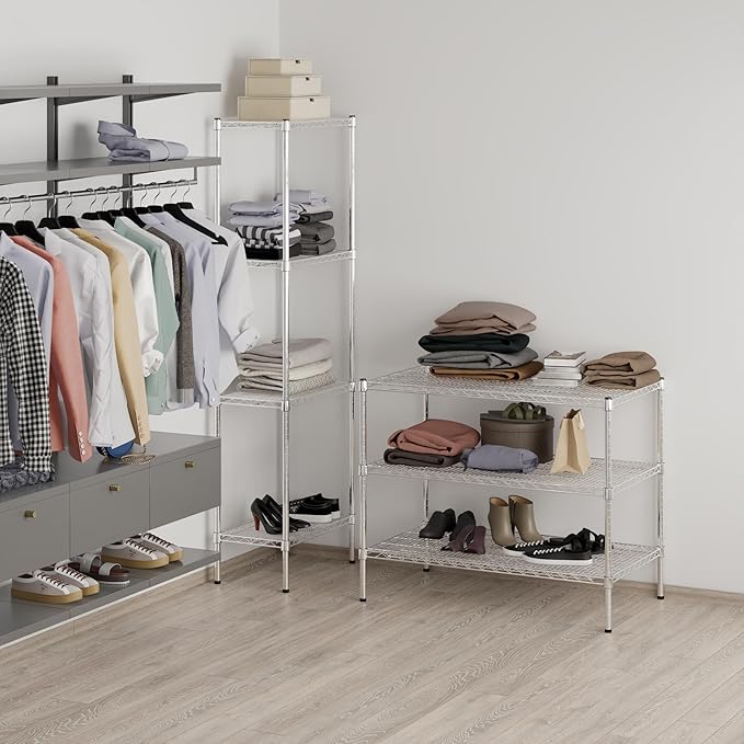 Regal Altair 24" Deep x 42" Wide x 34" Height Wire Shelving Kit | 3-Tier | NSF - Image 7