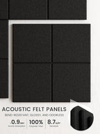 Bumusty Large Cork Board Alternative-36 x24 Felt Bulletin Board Tiles, - Image 3