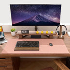 Auhoahsil Felt Desk Mat, Minimalist Large Mouse Pad XXL 35.5 x 15.7 in - Image 7