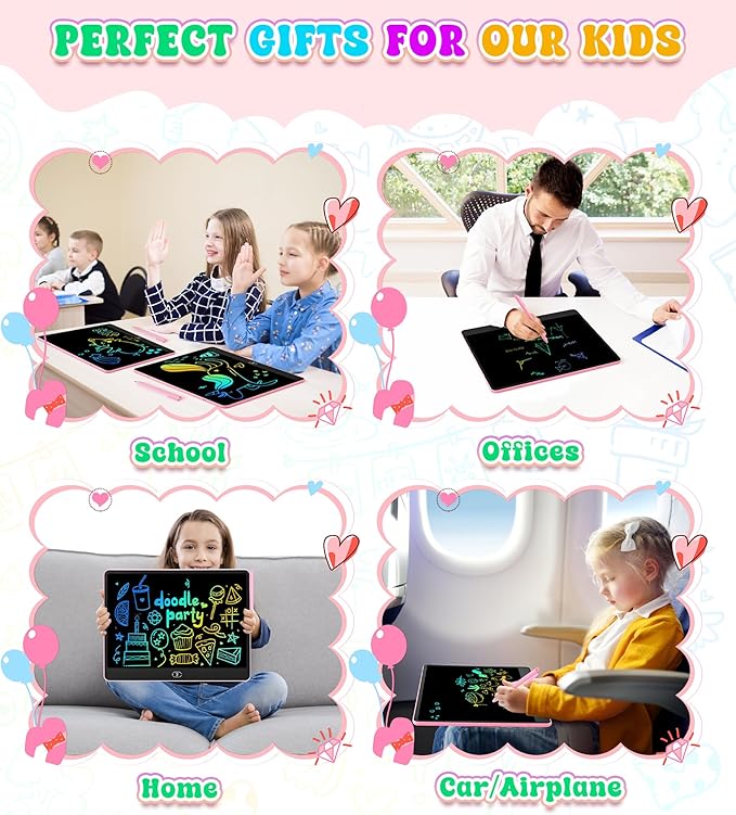 LCD Writing Tablet for Kids, 16 Inch Colorful Doodle Board Drawing Tablets - Image 6
