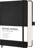 RETTACY Bullet Dotted Journal Notebook, 320 Numbered Pages, A5 Medium Size by RETTACY