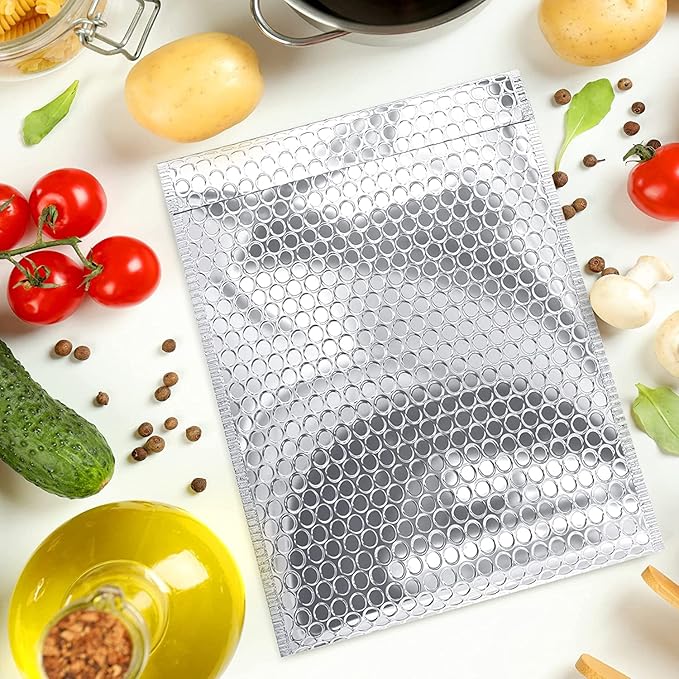 Amiff Silver Thermal Bubble Mailer, ‎24 x 20 Inches. 10 Pack Metallic Bubble - Image 7