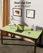 YSAGi Leather Desk Protector, Office Mat, Large Mouse Mat, Non-Slip PU Leather - Image 3