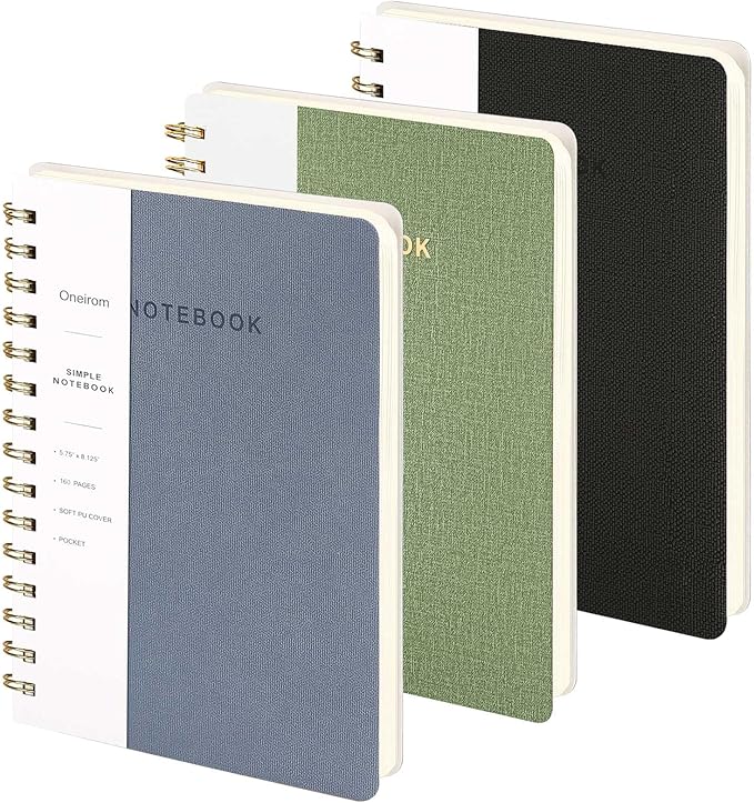 Spiral Notebook-5.75" x 8.125" College Ruled Journal by Oneirom