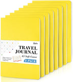 feela 8 Pack Soft Cover Journal Bulk, Notebooks College Ruled by feela