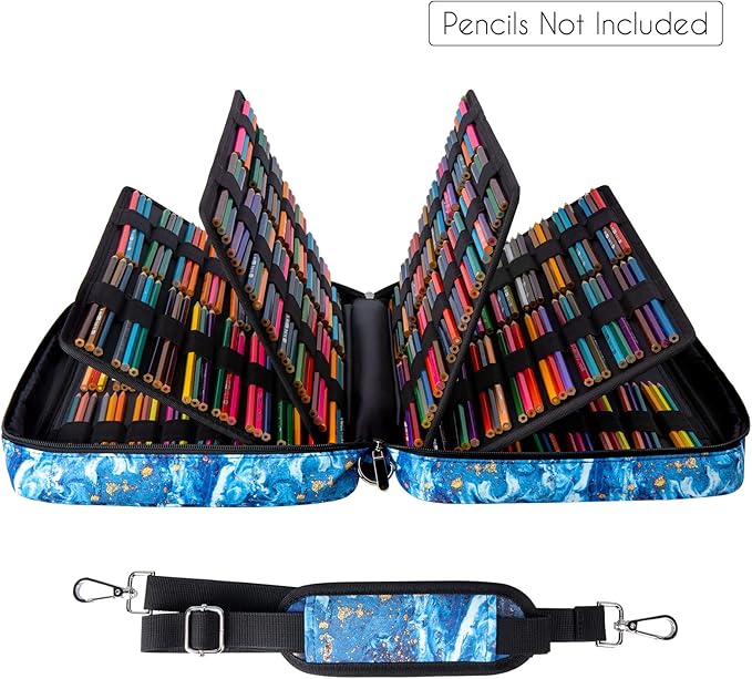 YOUSHARES Big Capacity Colored Pencil Case - Image 3