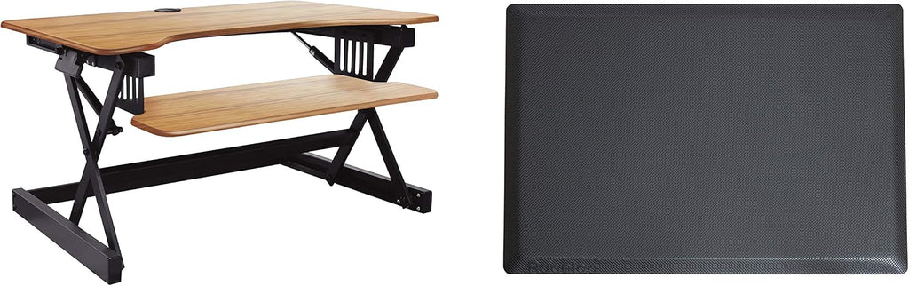 Rocelco 32" Height Adjustable Standing Desk Converter BUNDLE
