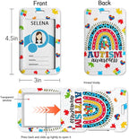ID Badge Holder with Lanyard, Autism Awareness Retractable Badge Holders Reels - Image 4