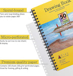 Elan A4 Drawing Book, 50 Sheets Italian Paper 90 lb/200 GSM, Acid-Free Sketch - Image 2