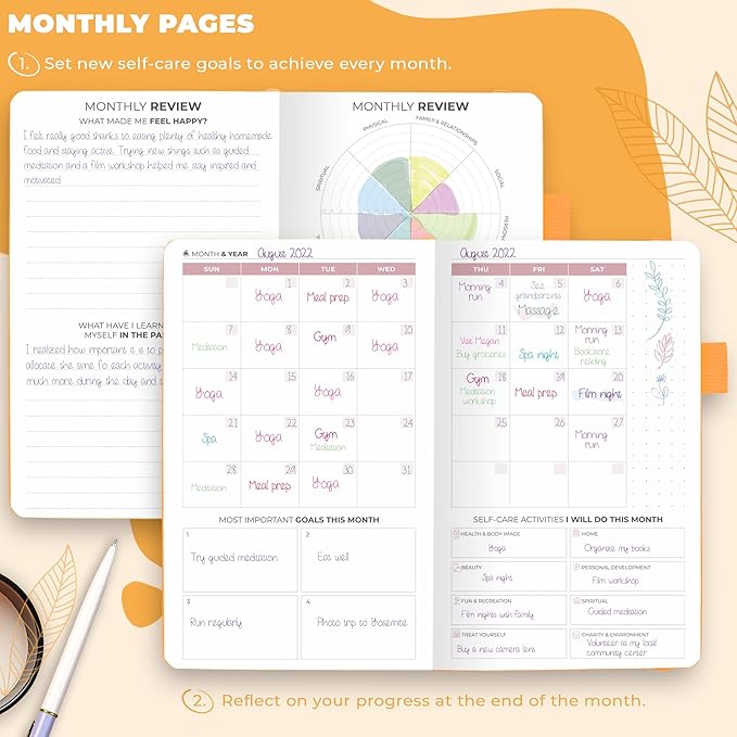 Clever Fox Self-Care Journal Pocket – Daily Reflection Notebook – Mental Health - Image 2