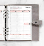 Filofax Calendar A5 Prof.1 Week on 2 Pages (German) 2026