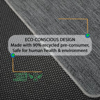 Chair Mat for Hardwood Floor, 36" x 48" Heavy Duty Office Chair Mat for Rolling Chairs, Anti Slip, Computer Chair Desk Mat, Floor Protector for Home Office, Graphite Texture