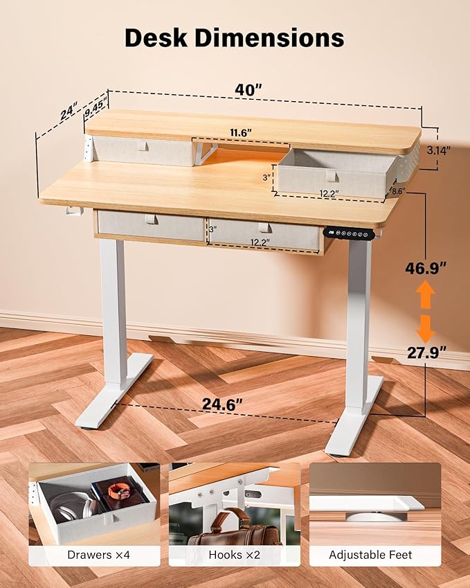 FiCiHi Electric Standing Desk - Image 2