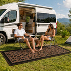 dweike easy jute non slip runner rug, 2x6 showing dimensions