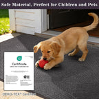 heavy duty front door mat indoor outdoor, 2′, package contents