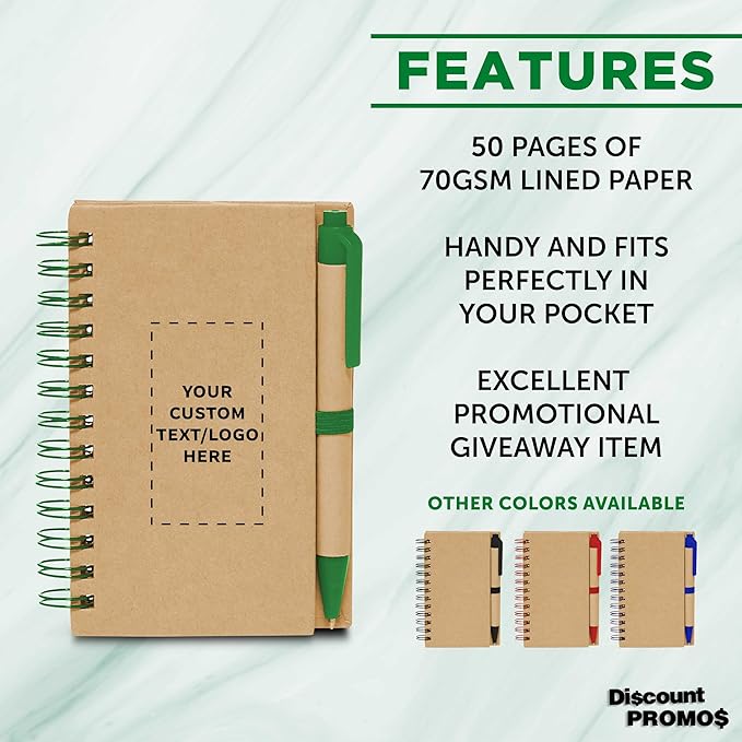 Custom Mini Spiral Notebooks - Image 2