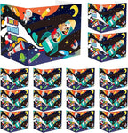 24 Pcs Privacy Boards for Student Desks Bright Colored Classroom Desk Divider by Zhehao