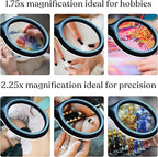 Brightech LightView Pro Flex 2 in 1 Magnifying Desk Lamp, 2.25x Light Magnifier - Image 8
