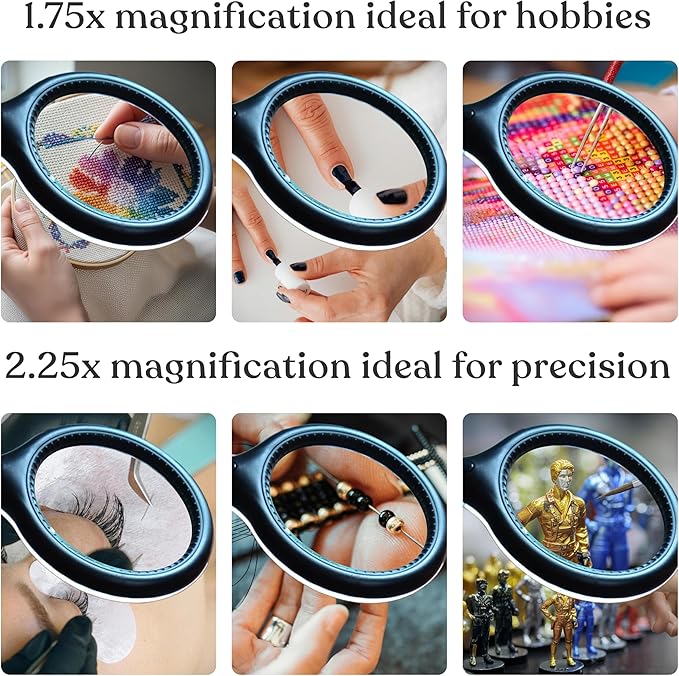 Brightech LightView Pro Flex 2 in 1 Magnifying Desk Lamp, 1.75x Light Magnifier - Image 8
