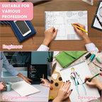 Engrowtic 1 Pack Top Spiral Graph Paper Notebooks 8.7 X11.4 Inch A4 Grid Paper - Image 4