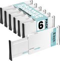 RAPTUROUS Adjustable Drawer Dividers, Expandable 13.35-22", Non-Slip