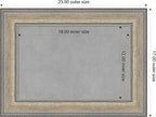 Amanti Art Silver Framed Magnetic Board 17x23 Small Vision Board - Image 4