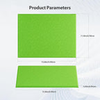 Amantech 12 Pack Acoustic Panels Self Adhesive Sound Proof Foam, High Density - Image 6