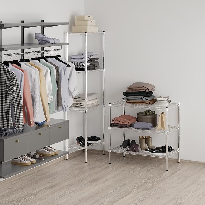Regal Altair 21" Deep x 36" Wide x 34" Height Wire Shelving Kit | 3-Tier | NSF - Image 7