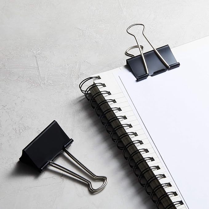 Amazon Basics Sturdy Binder Clips - Image 8