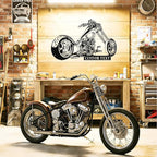 Custom Motorcycle Metal Sign Personalized Biker Name Sign Motorcycle Wall Art - Image 5
