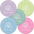 Personalized from The Library of Stickers - Custom Book Labels for Library (50-1000 Stickers)