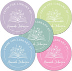 Personalized from The Library of Stickers - Custom Book Labels for Library (50-1000 Stickers)