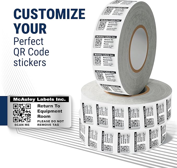 McAuley Labels Custom QR Code Stickers - Image 3