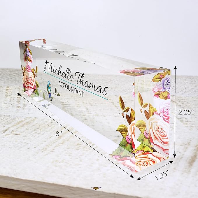 Desk Name Plate Personalized - Image 4