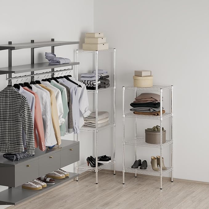 Regal Altair 18" Deep x 24" Wide x 54" Height Wire Shelving Kit | 4-Tier | NSF - Image 7