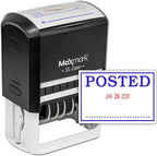 MaxMark Large Self-Inking Rubber Date Office Stamp by Maxmark