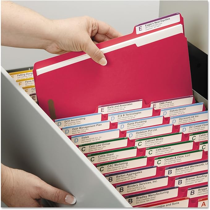 Pendaflex Fastener Folders, 2 Fasteners, Letter Size, 1/3 Cut Tabs in Left - Image 8