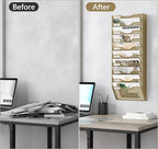 EasyPAG 10 Pocket Mesh Wall File Organizer, Hanging Paper Folder Holder - Image 5