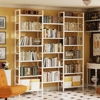 SUPERJARE Triple 6 Tier Bookshelf, Bookcase - Image 6