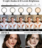 Computer Zoom Lighting for Video Conference, 3000K-6500K for Video - Image 4
