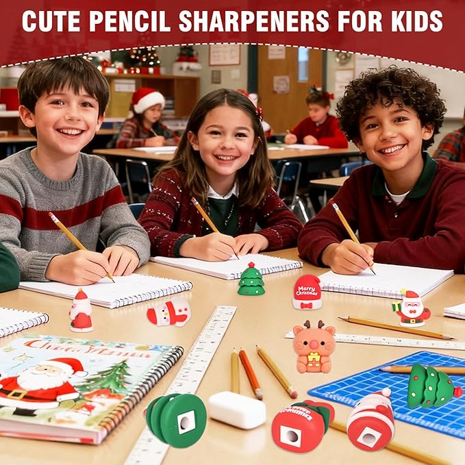Cute Pencil Sharpener for Kids Handheld Pencil Sharpener Bulk Kawaii Manual - Image 5