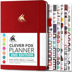 Clever Fox Planner 2nd Edition – Colorful Weekly & Monthly Goal Planner by CleverFox