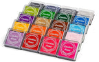 Lsushine Craft Ink Pad Stamps Partner DIY Color, 20 Colors Rainbow Finger Ink by Lsushine