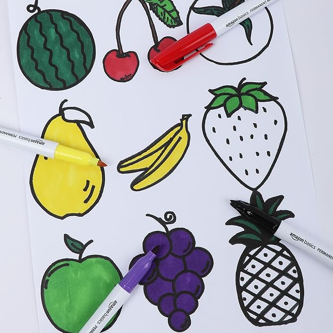 Amazon Basics Fine Tip Point Permanent Markers - Image 7