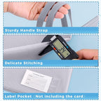 Pendancy Mesh Zipper Pouch A4 Size, Large Double Pocket Waterproof File Bag - Image 4